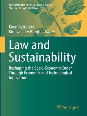 cover image of Law and Sustainability